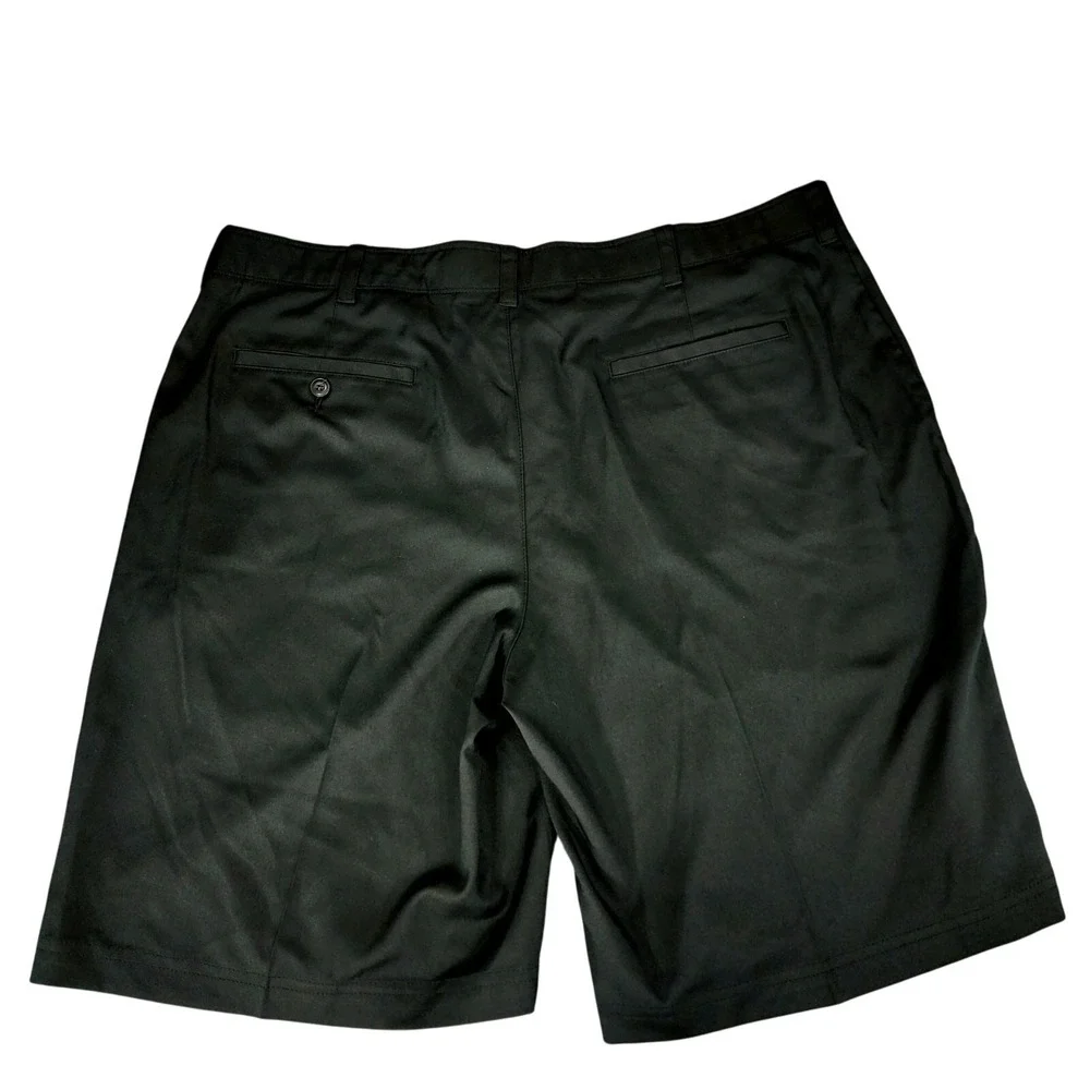PGA Tour Golf Short sz 40 Men Black‎ Nylon Zip Pocket Performance Athletic 10